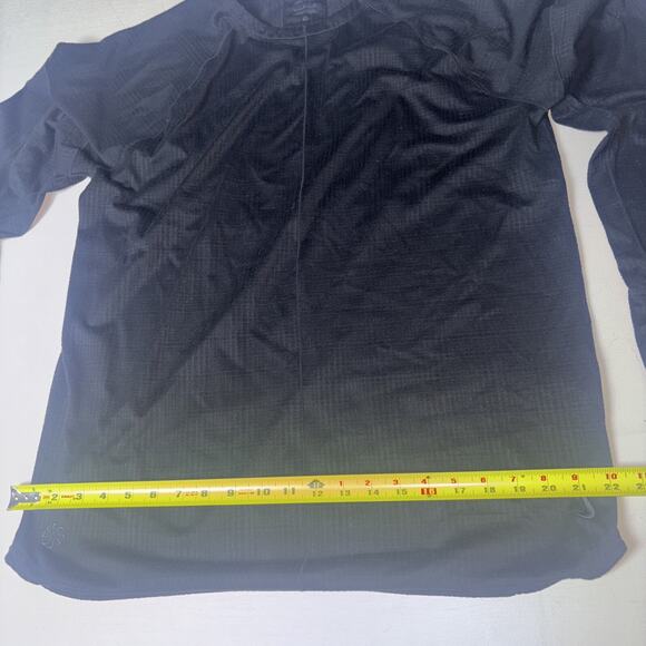 Yoga Nike Women’s Relax Black Longsleeve Top Sz L - Picture 5 of 8